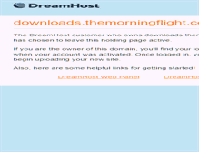 Tablet Screenshot of downloads.themorningflight.com